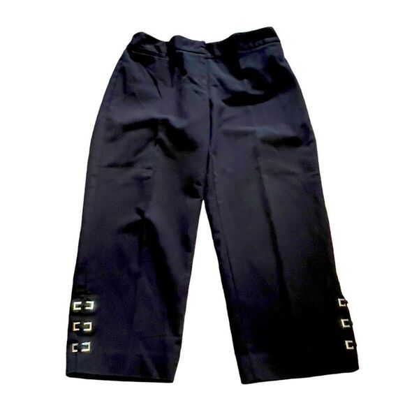 Rafaella Black Ankle Pants Sz 6 - Picture 1 of 14